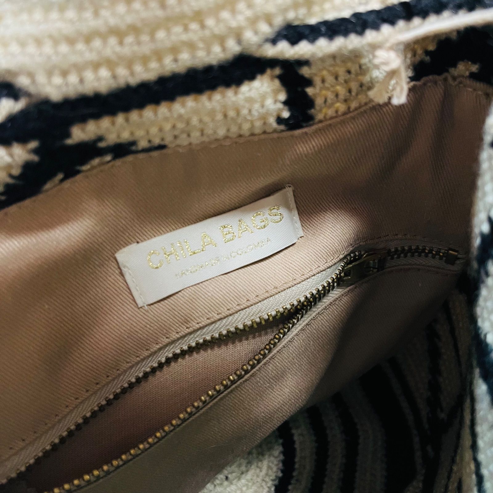 未使用 タグ付き CHILA BAGS チラバッグス wayuu bag ショルダーバッグ