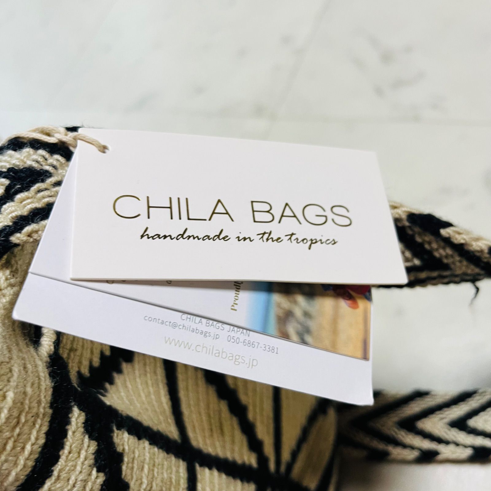 未使用 タグ付き CHILA BAGS チラバッグス wayuu bag ショルダーバッグ