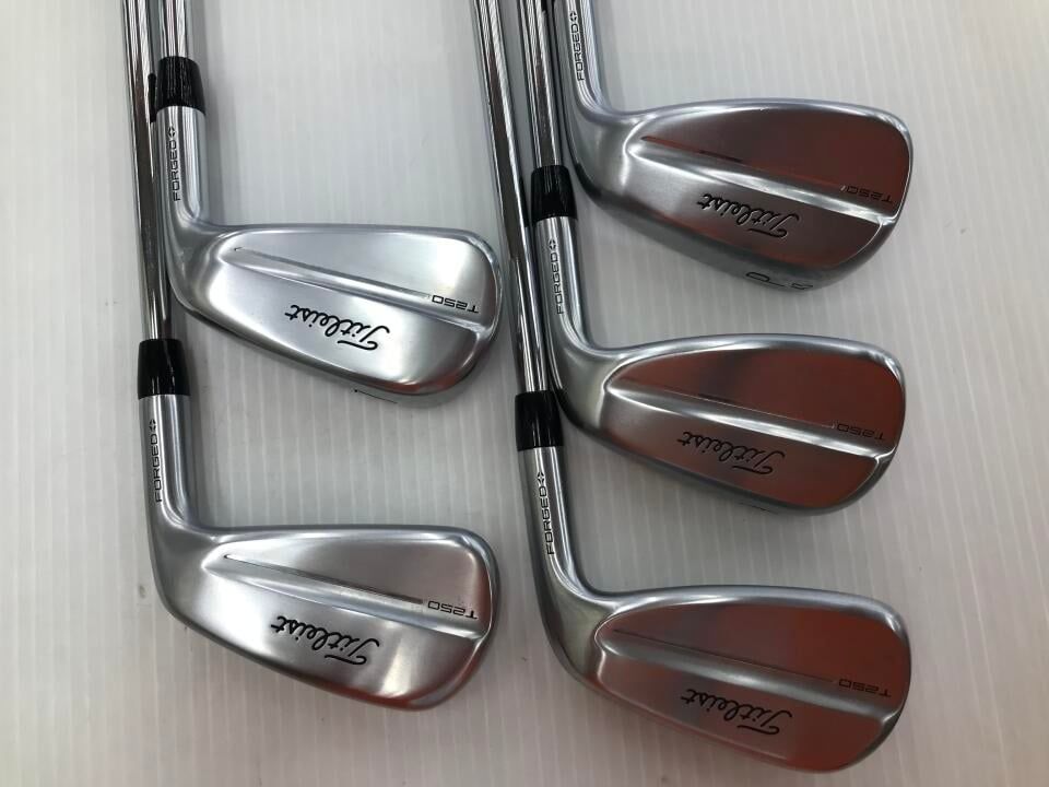 2025タイトリスト 5本セット T250&T150ブレンドセット タイトリスト T250 2025 AMT BLACK Sフレックス アイアンセット 中古