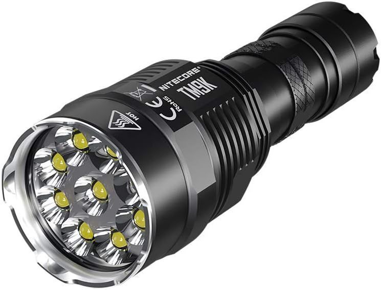 NITECORE ナイトコア フラッシュライト TM9K 9500ルーメン CREE XP-L HD V6 LED ９個使用 懐中電灯（付属品無し本体のみ）