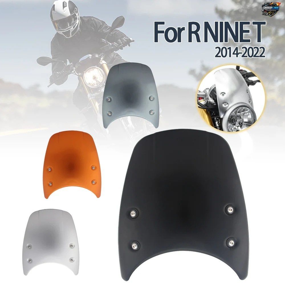 BMW R NINE T RNINET R9T R9 T RACER PURE URBAN SCRAMBLER用ウインドスクリーン/ウインドシールド アルミニウム製ウインドディフレクター