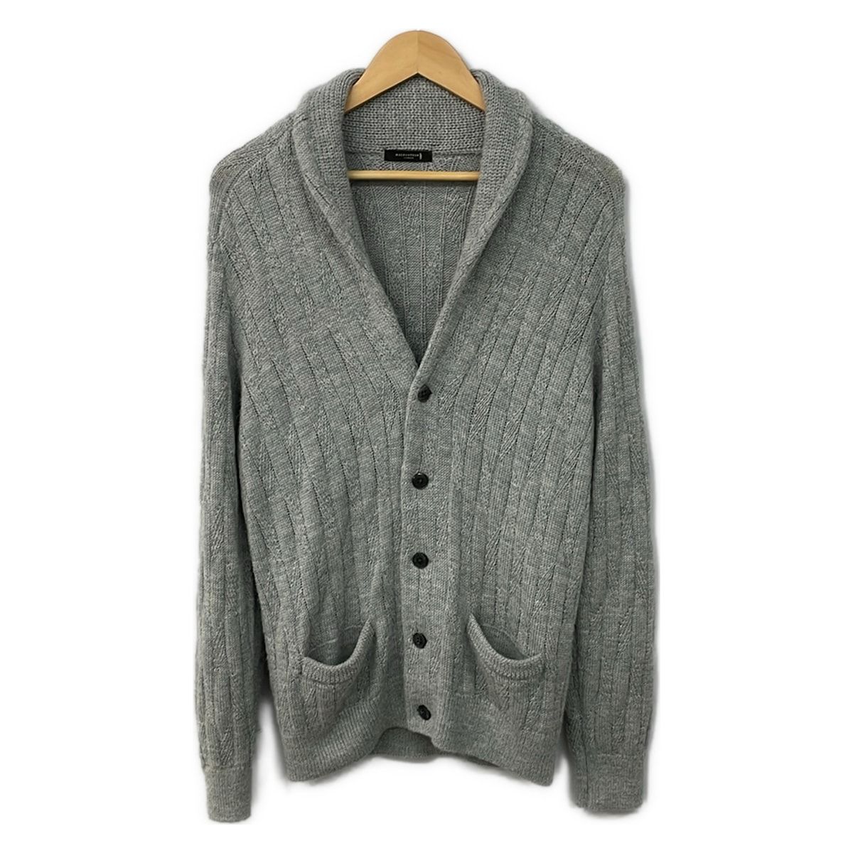 MACKINTOSH LONDON(マッキントッシュロンドン) カーディガン サイズM メンズ美品 - グレー 長袖