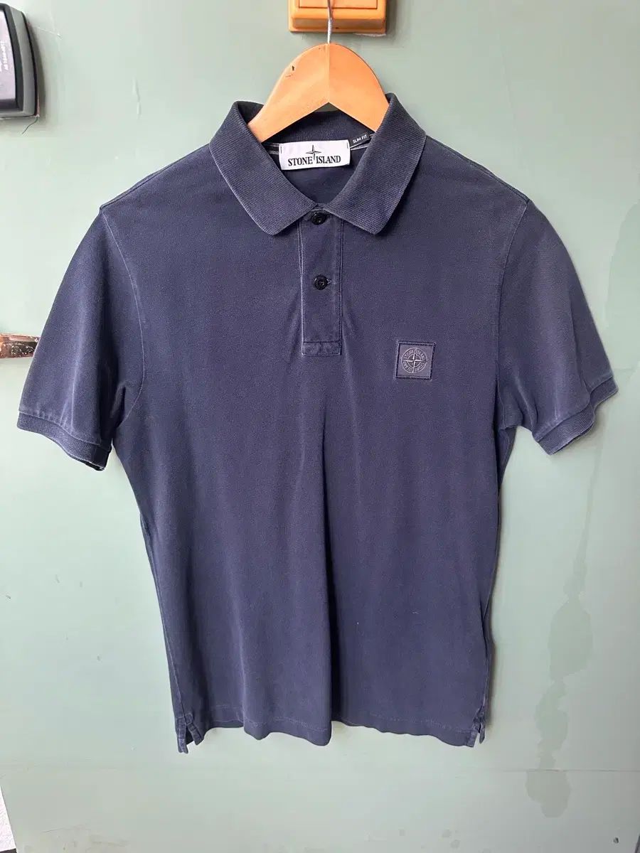 STONE ISLAND ストーンアイランド ネイビー カラーTシャツ S (90-95)