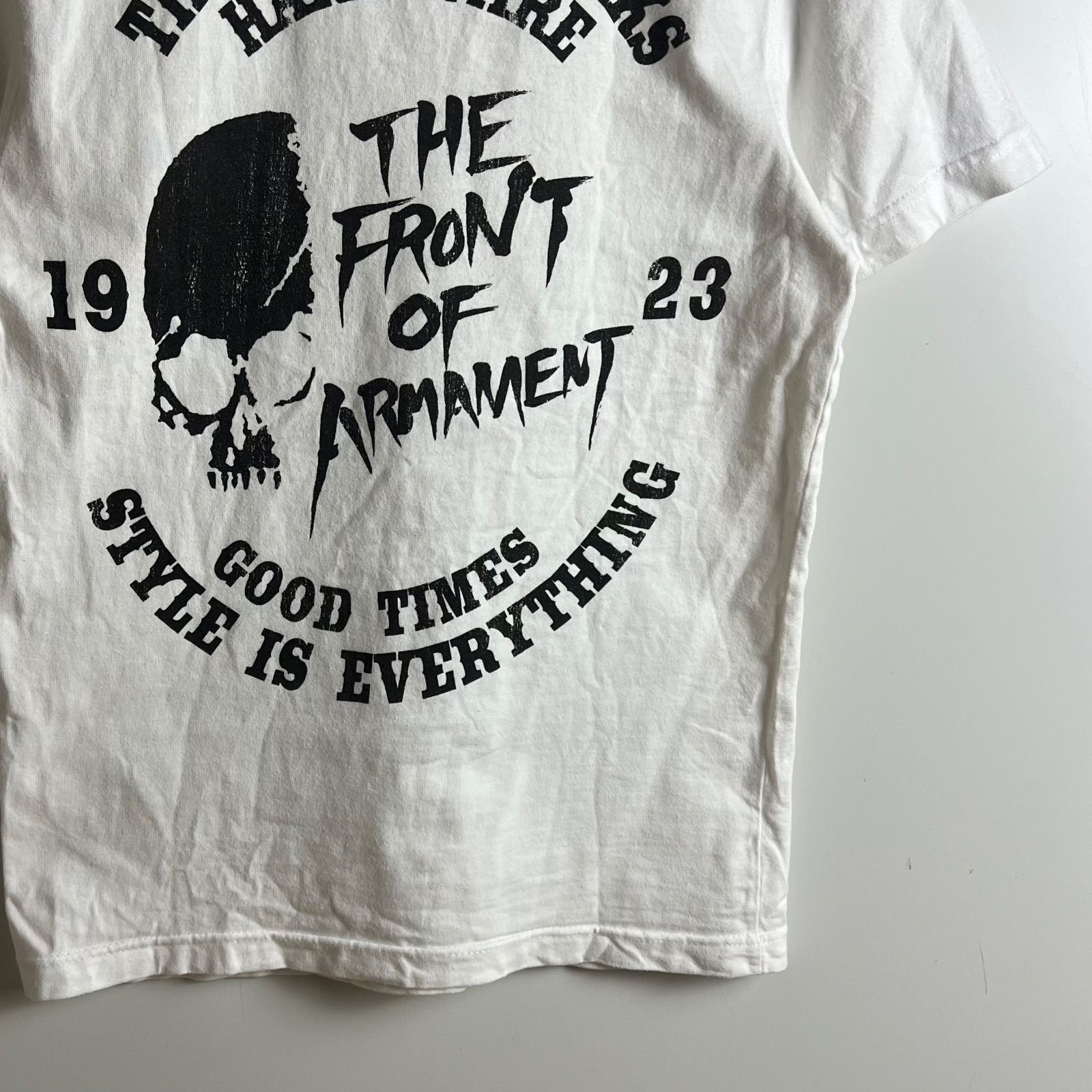 SKULL WORKS × CROWS T.F.O.A skull Tee S スカルワークス クローズ 