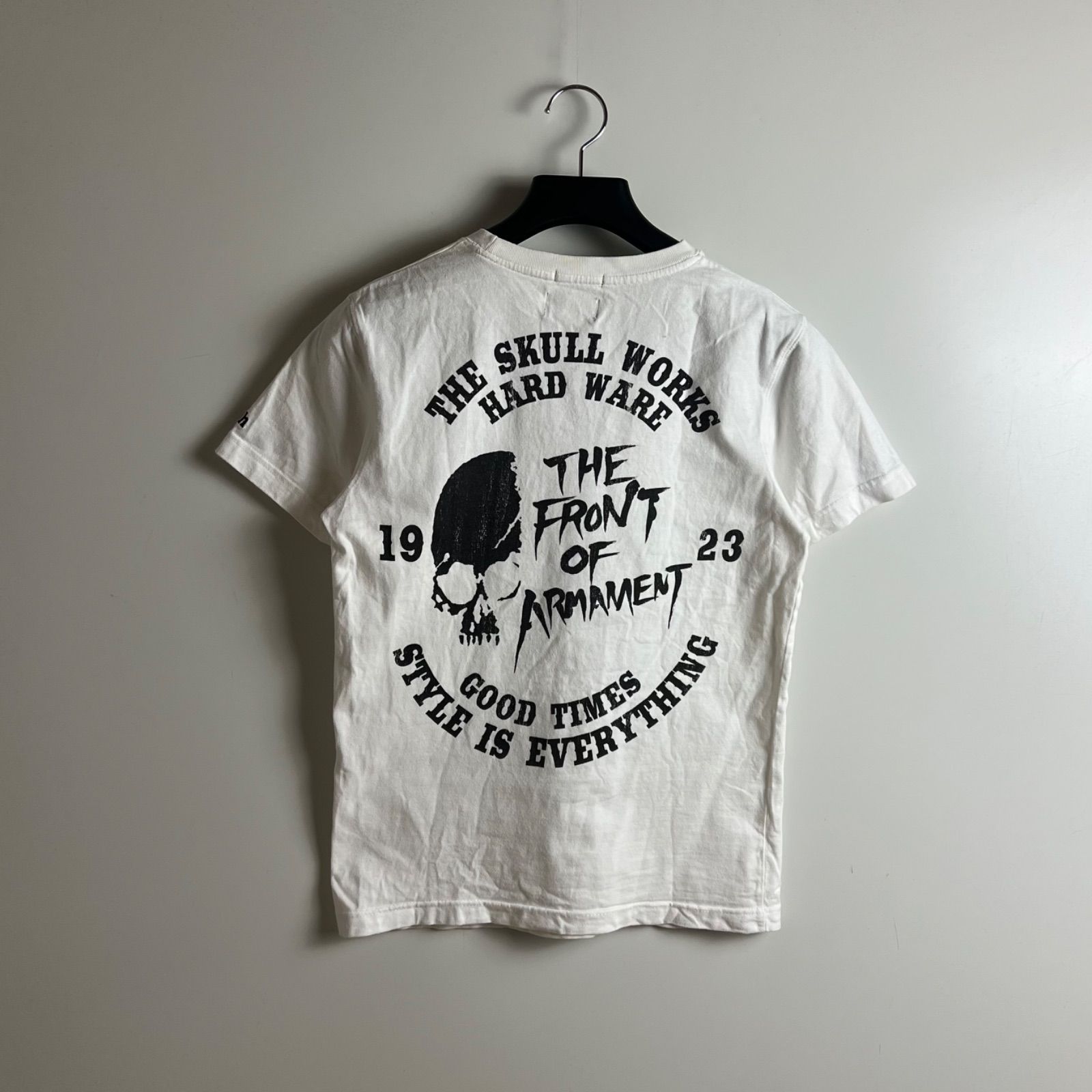 SKULL WORKS × CROWS T.F.O.A skull Tee S スカルワークス クローズ 