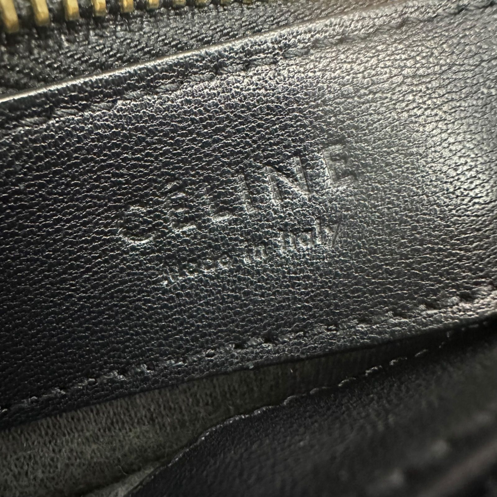 CELINE セリーヌ トリオ ラージ レザー ショルダーバッグ 3分割