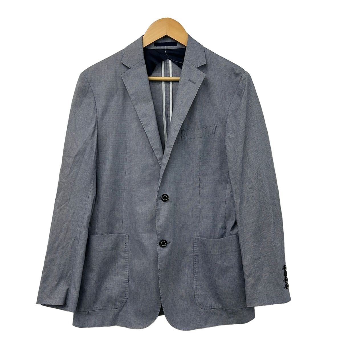BLACK LABEL CRESTBRIDGE(ブラックレーベルクレストブリッジ) ジャケット サイズM メンズ美品 - ダークネイビー×白 長袖/秋/春