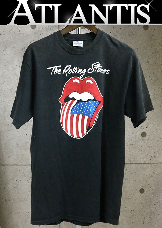 Other 新宿店 ヴィンテージ 復刻 ローリングストーンズ Tシャツ 半袖 メンズ size:L 黒 31390