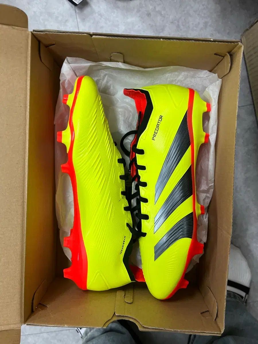 (正規品 新品) adidas アディダス プレデター サッカーシューズ 蛍光/レッド fg
