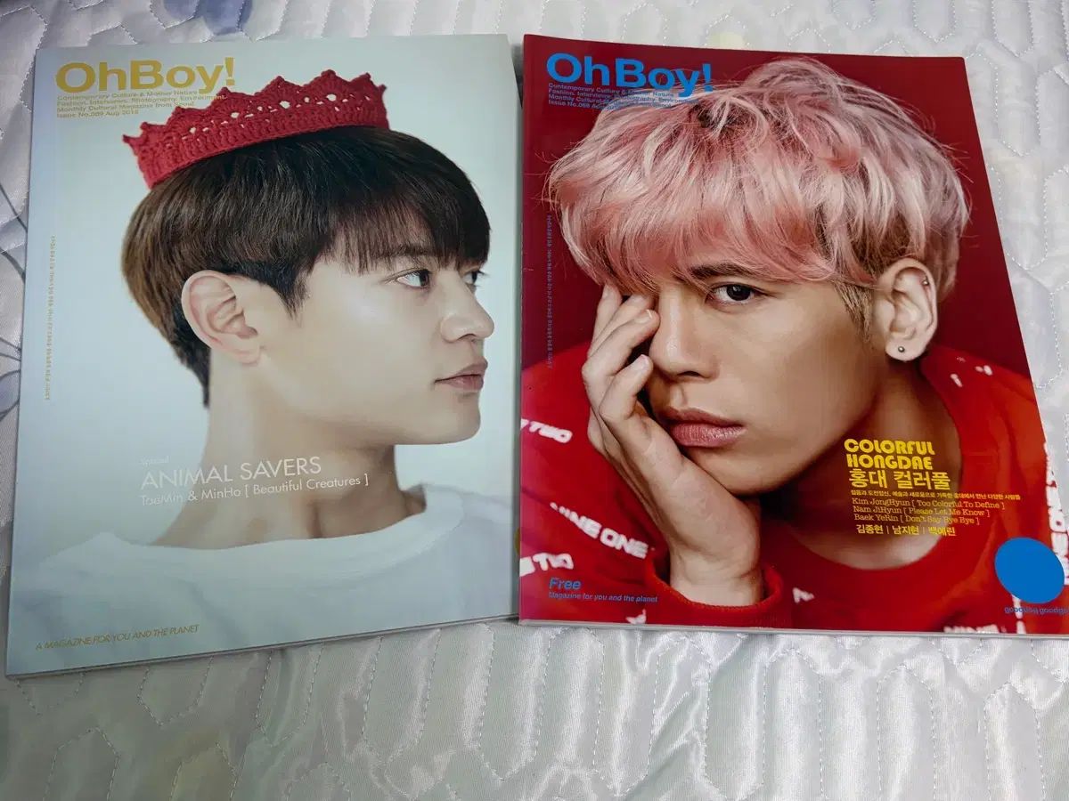 SHINee ジョンヒョン(JONGHYUN) ミンホ(MINHO) オボイ 雑誌写真集