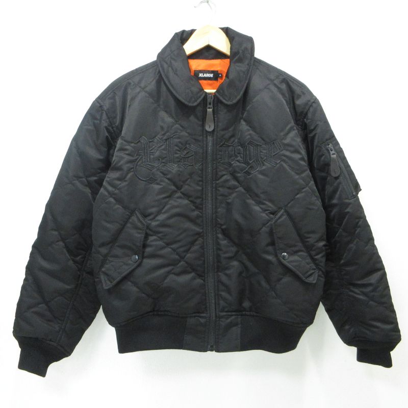 【三重本店】 中古 X-LARGE | エクストララージ ミリタリージャケット MILITARY FLIGHT JACKET 101244021002 ブラック サイズ：S 【95】