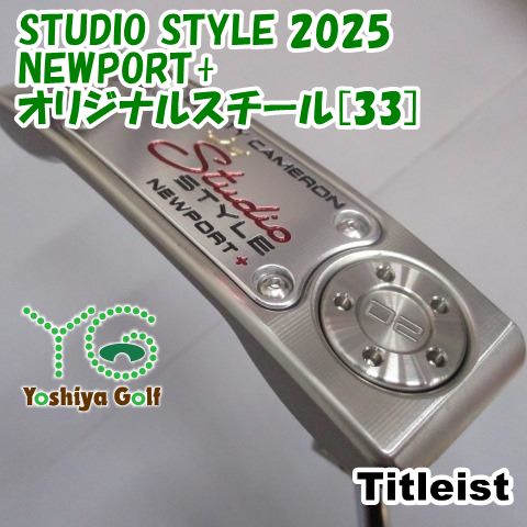 パター タイトリスト STUDIO STYLE 2025 NEWPORT+/オリジナルスチール[33]//3.5[151428]