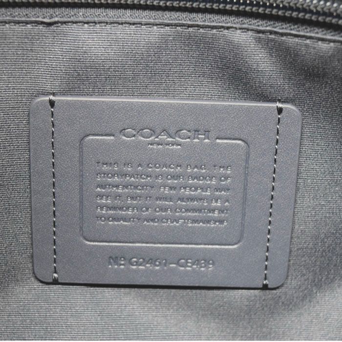SAランク】 コーチ COACH グラハム ジップ ブリーフ クロスグレイン