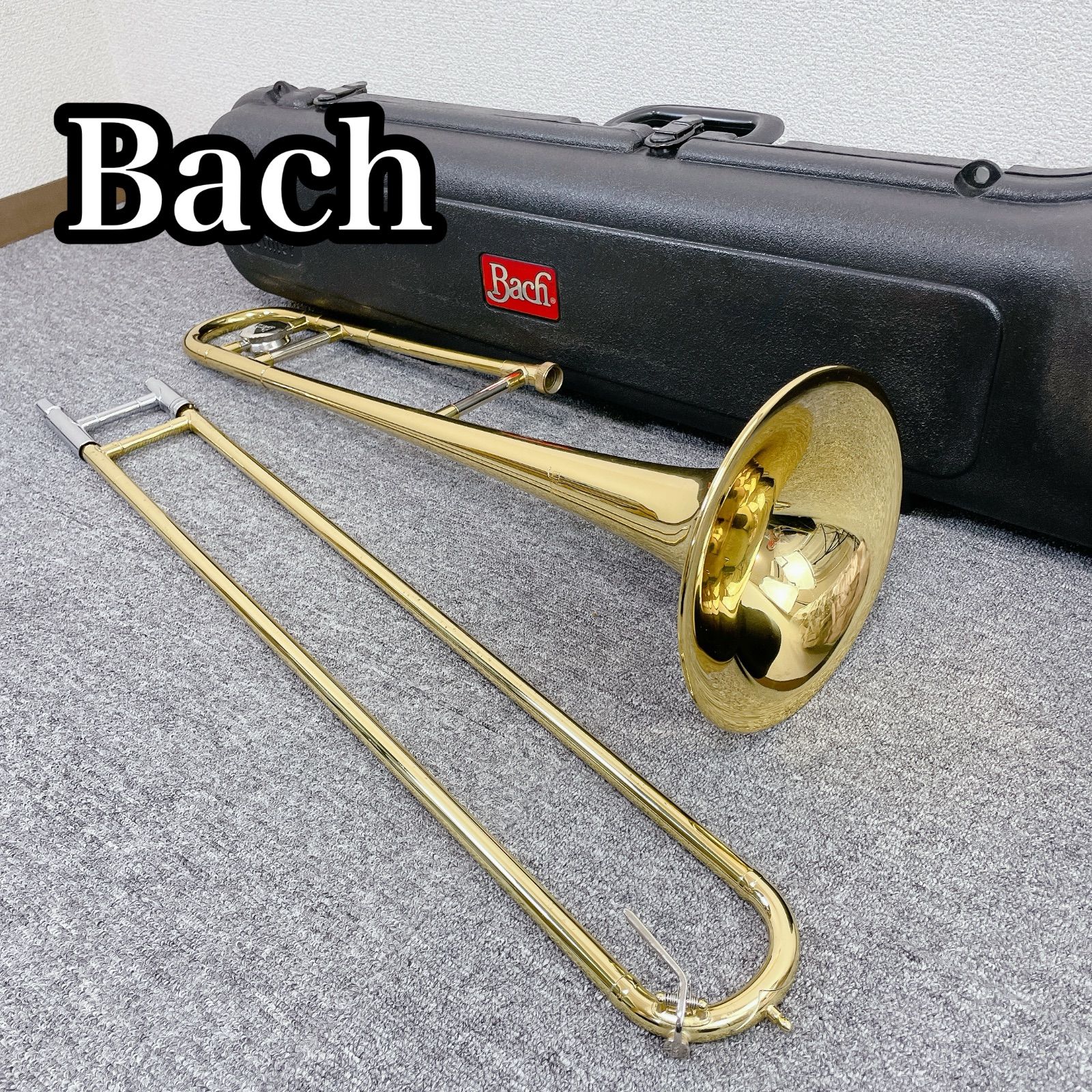 トロンボーン 金管楽器 ハードケース付き 現状品 中古 動作未確認 Bach USA テナートロンボーン 純正ハードケース付き 金管楽器 - メルカリ
