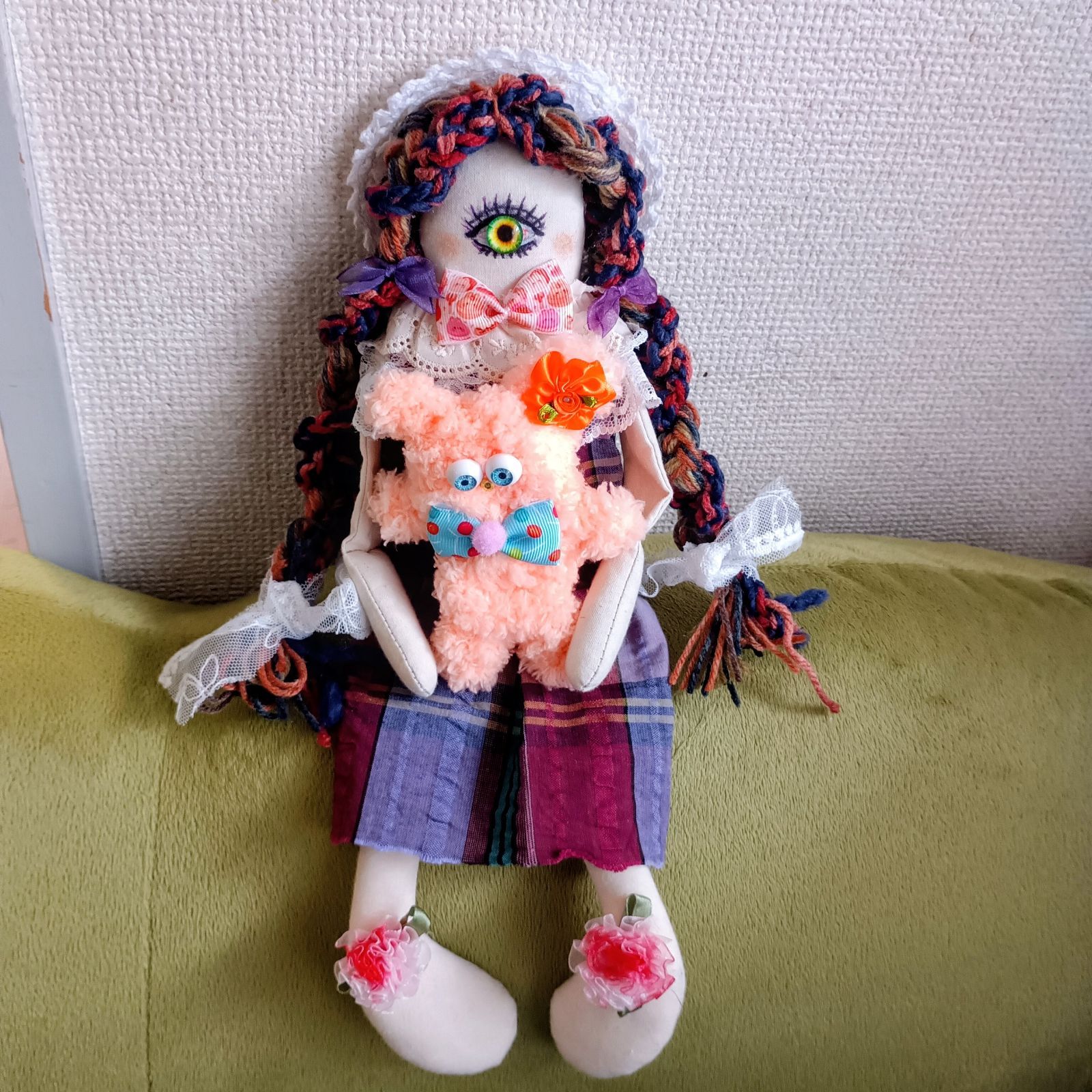 36㎝ クリープちゃん 一つ目 単眼 創作人形 モールドール付き - メルカリ