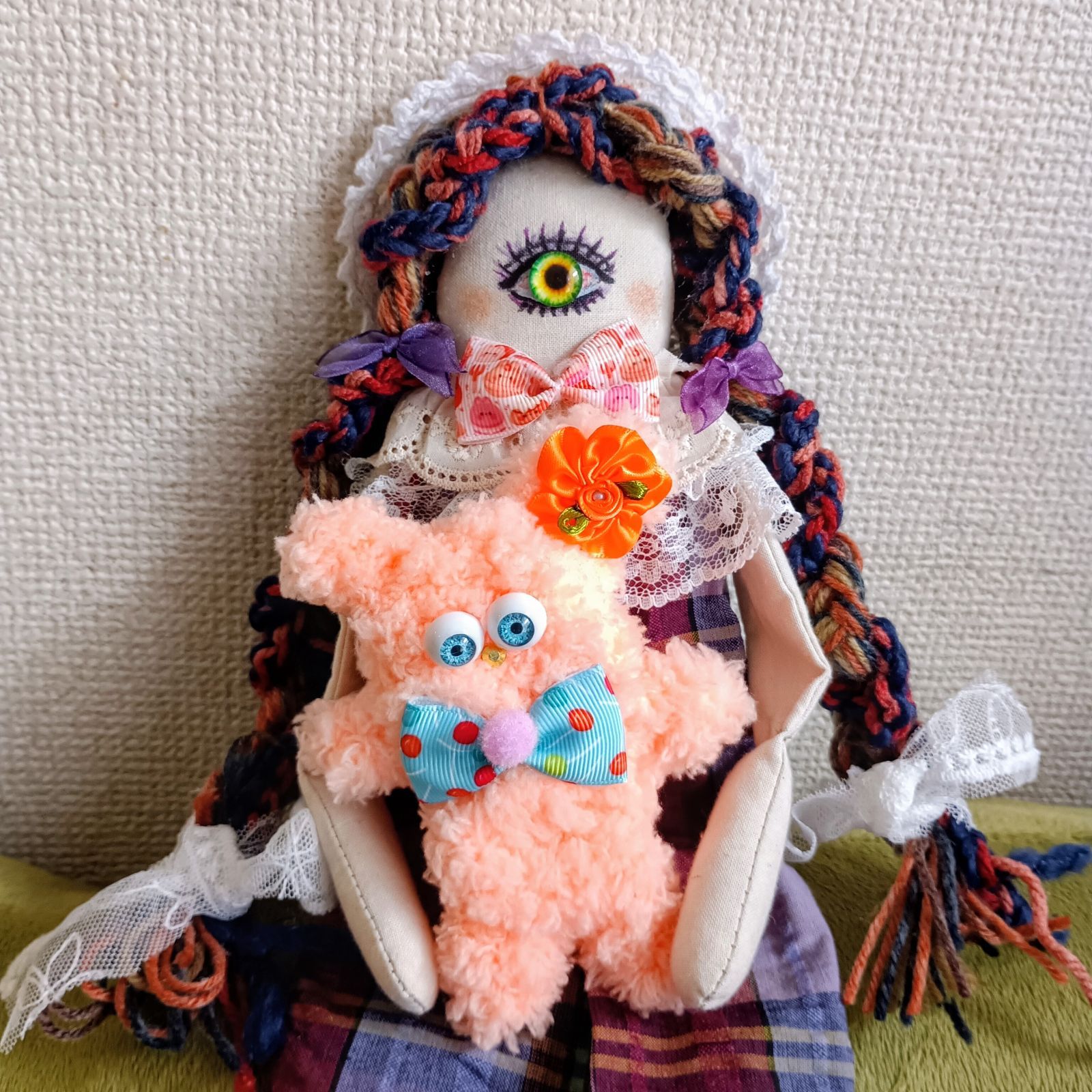 36㎝ クリープちゃん 一つ目 単眼 創作人形 モールドール付き - メルカリ