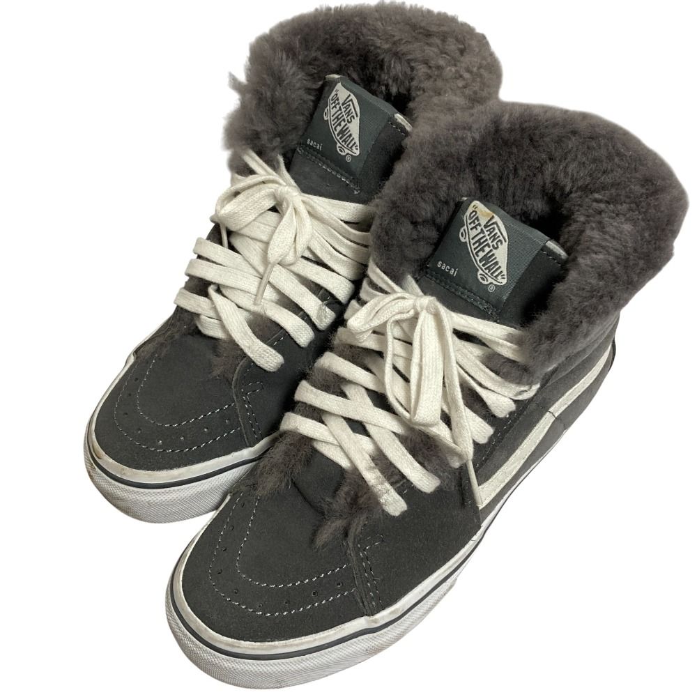 굿 컨디션 VANS 사카이 반스 사카이 콜라보레이션 SK8-HI 스니커즈 V38IH 사이즈 23cm 그레이 여성용 중고 의류 중고