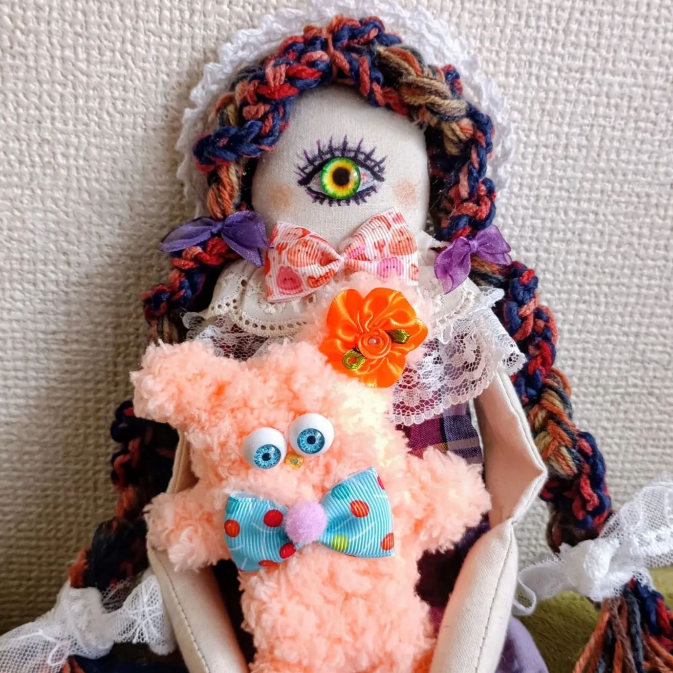36㎝ クリープちゃん 一つ目 単眼 創作人形 モールドール付き - メルカリ