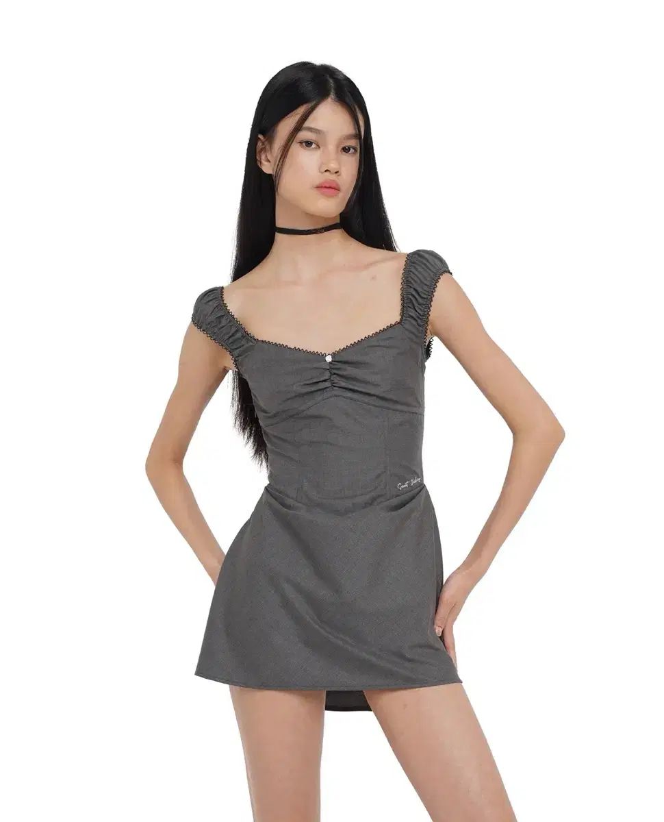 スイート Chilling Ver. ONE MOMENT MINI DRESS グレー S 10,556円
