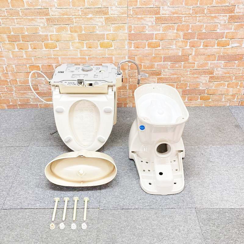 中古トイレ 中古品】【ジャンク扱い】 National シャワレインS トイレ洋式便器(壁