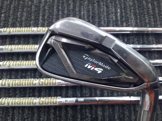 中古 アイアンセット テーラーメイド M4/Dynamic Gold 105/R300/21.5[3578]■博多