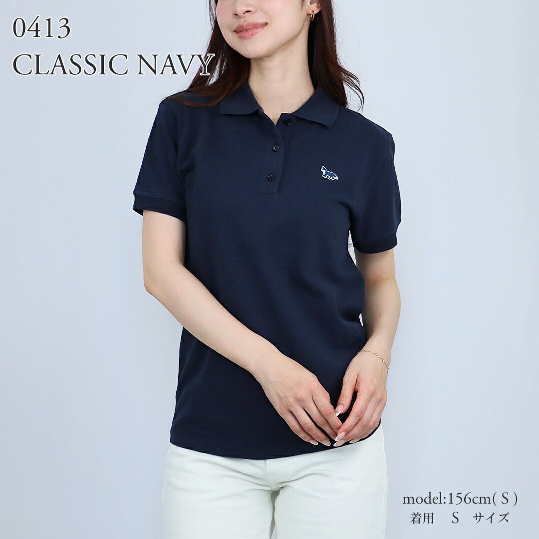 メゾンキツネ MAISON KITSUNE レディース 半袖 ポロシャツ ベイビー