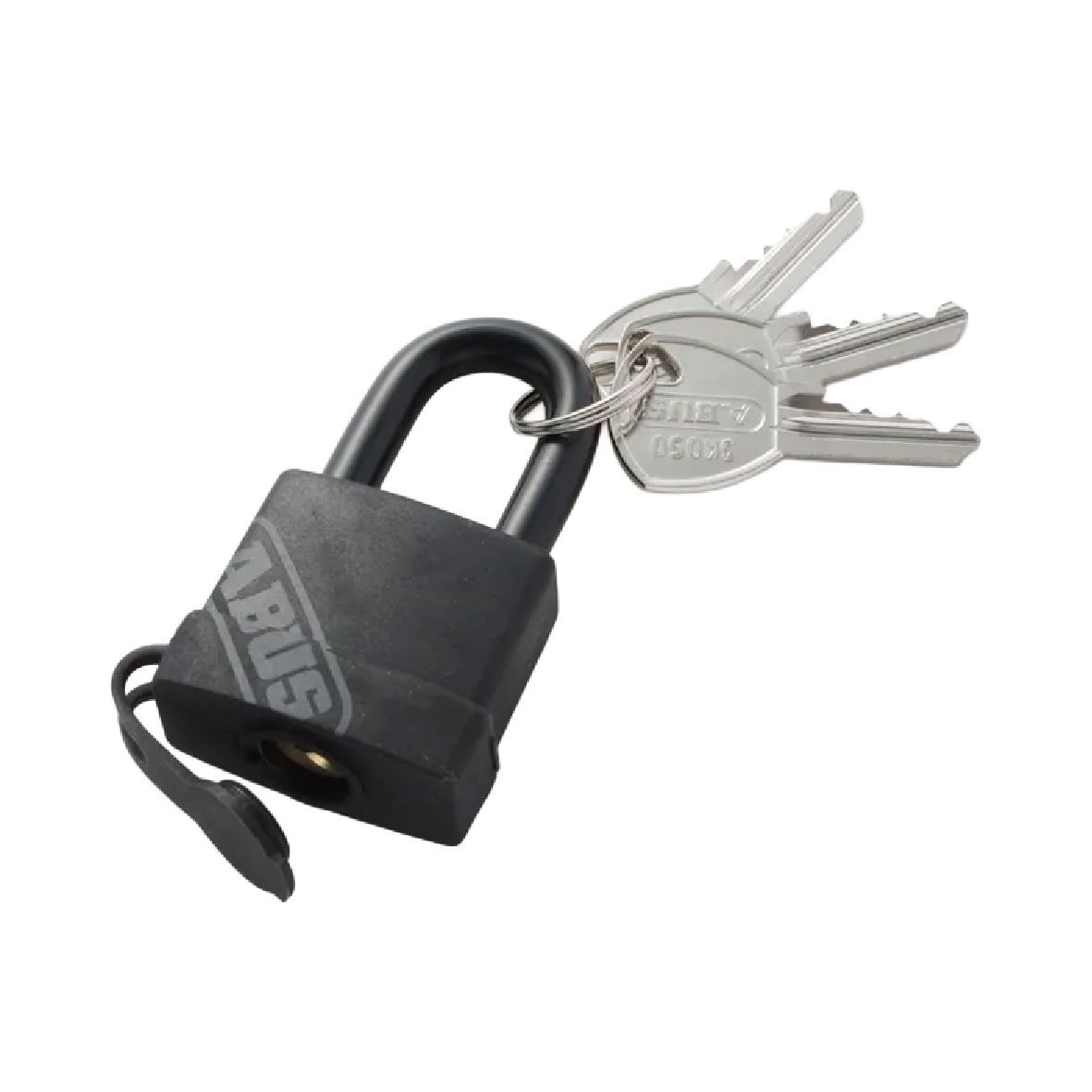 新品】ABUS アバス 南京錠 70/35 BP70/35 ブラック キー式 鍵付 工具箱 