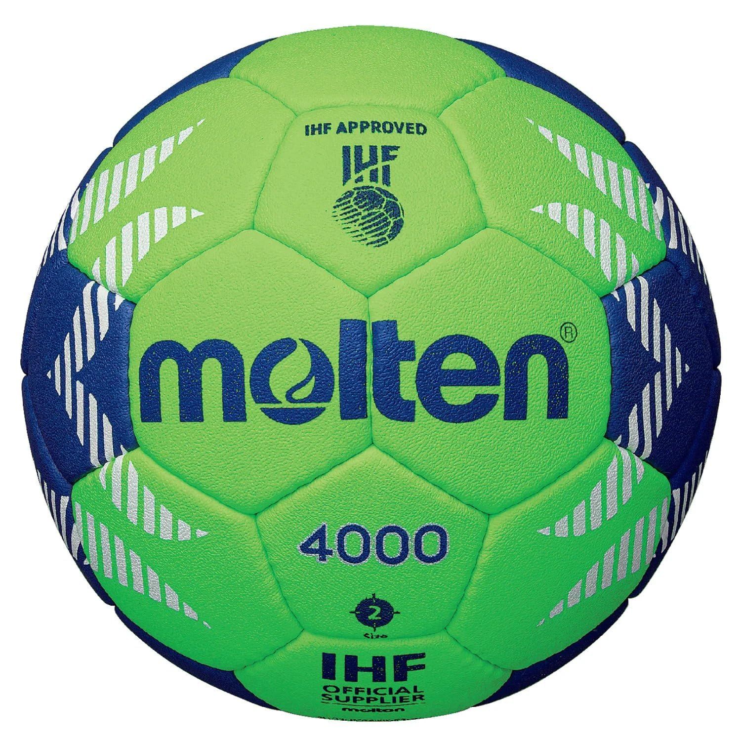 モルテン(molten) ハンドボール A4000 2号球 グリーン×ブルー(GB) H2A4000