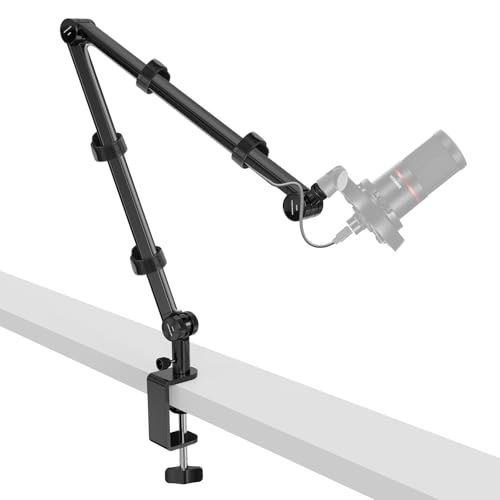 NEEWER BASICS マイクアームスタンド 78cm マイクブームアーム フレキシブル 卓上スタンドマウント サスペンションブーム Blue Yeti/FIFINE AM8/K669B/HyperX QuadCast S/SoloCast AT2020★