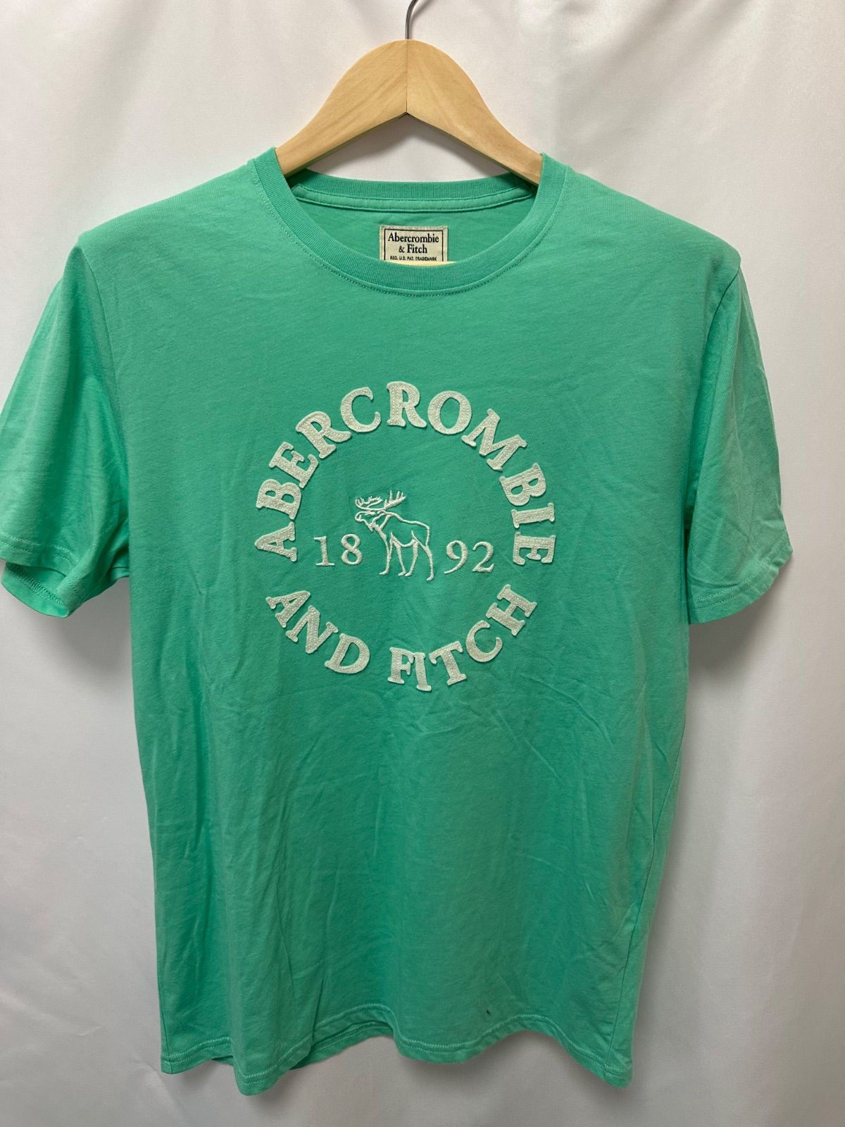 古着】Abercrombie & Fitch アバクロ Tシャツ グリーン - メルカリ