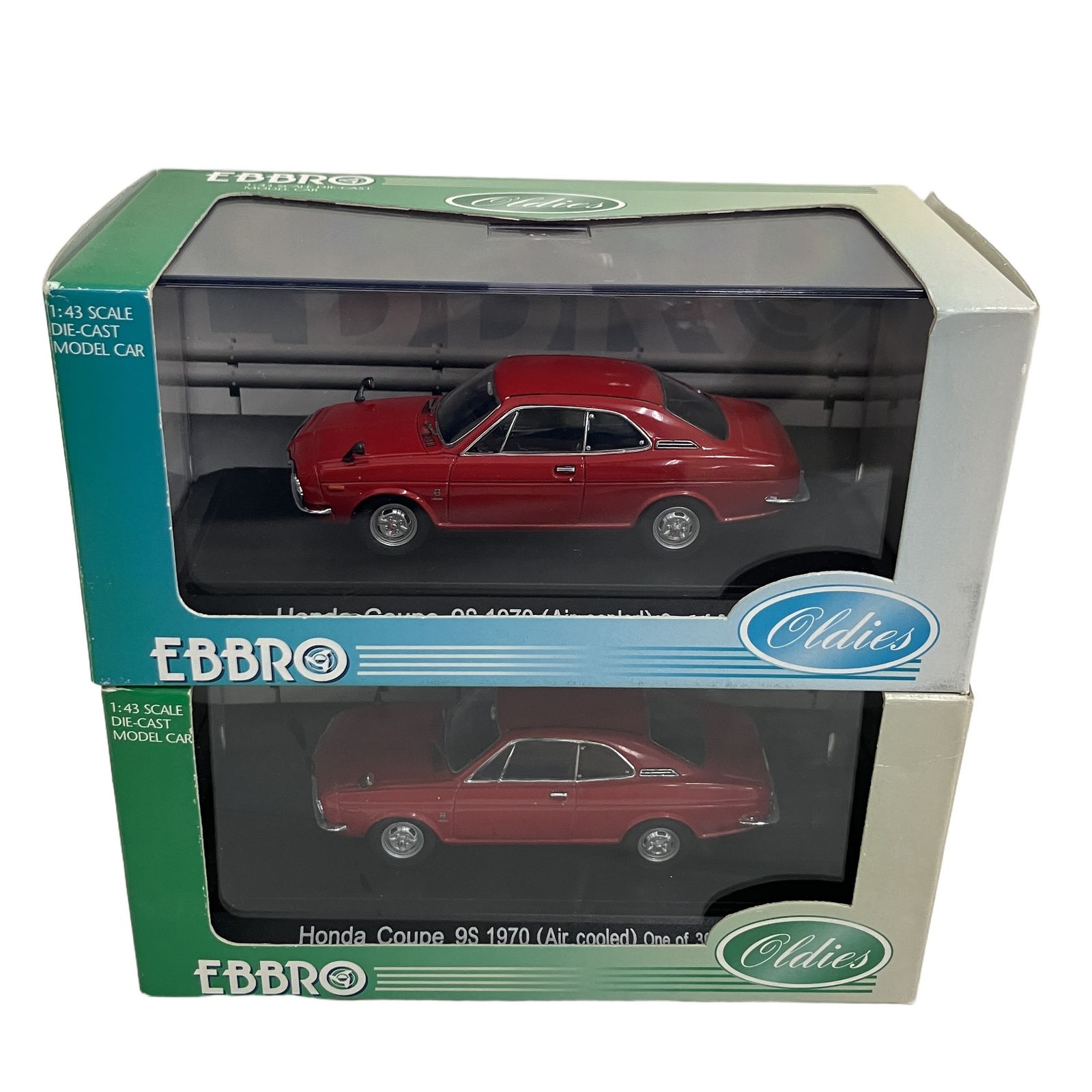 EBBRO エブロ 1/43 ダイキャスト HONDA クーペ 9S 1970 416 2台セット