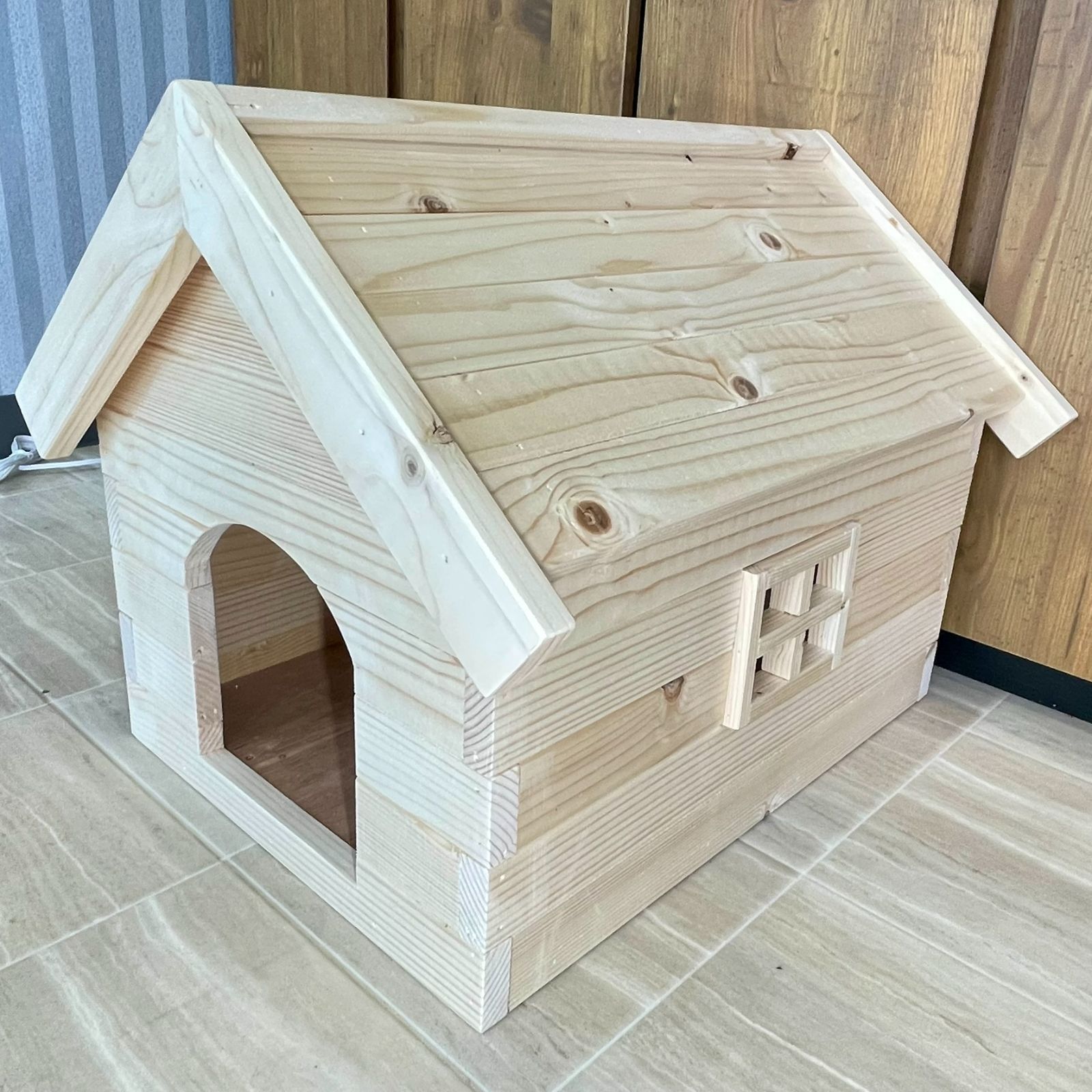 新品】ハンドメイド木製ペットハウス🐶🐈｜小型犬｜猫｜屋根取外し可