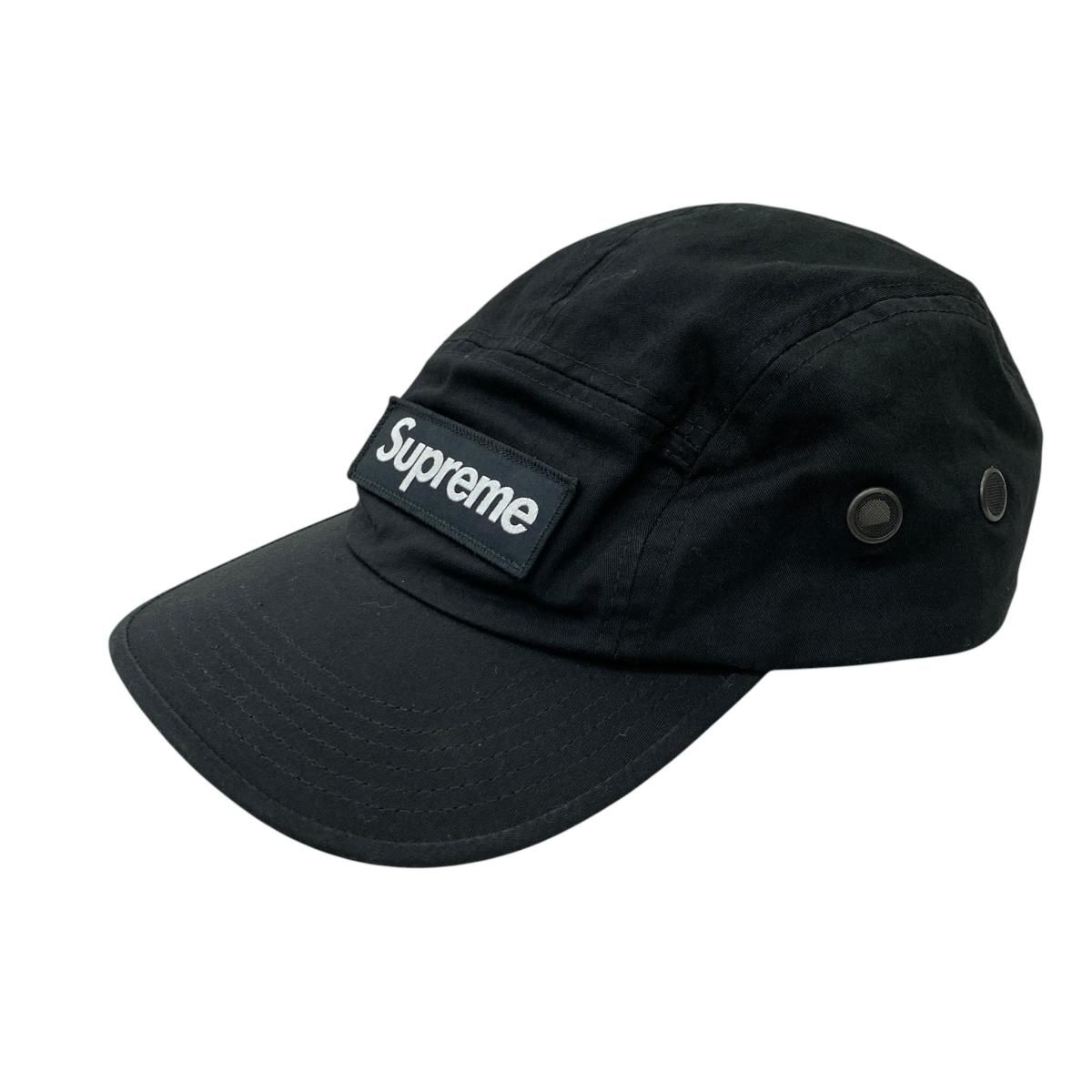 ☆シュプリーム Military Camp Cap ブラック キャップ Supreme - メルカリ