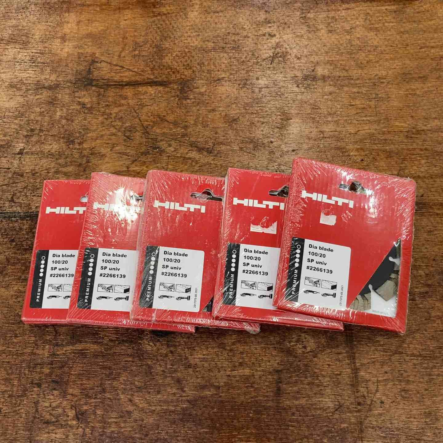 HILTI ヒルティ 100/20 SPX univ #2266139 Φ100 ダイヤモンドブレード 5枚セット【柏店】