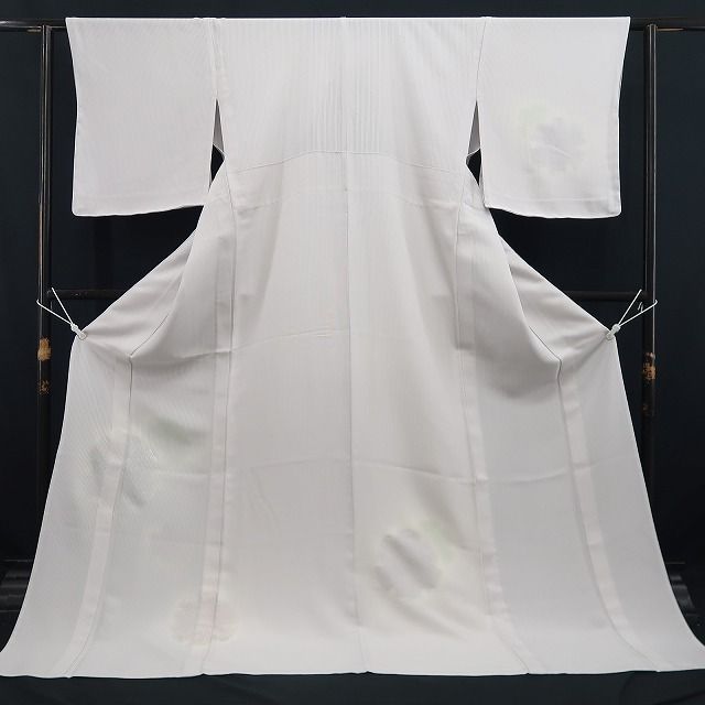 新品・夏訪問着】縦絽 雪輪 夏着物 正絹 仕付け糸付 tomihisa“夏の装い