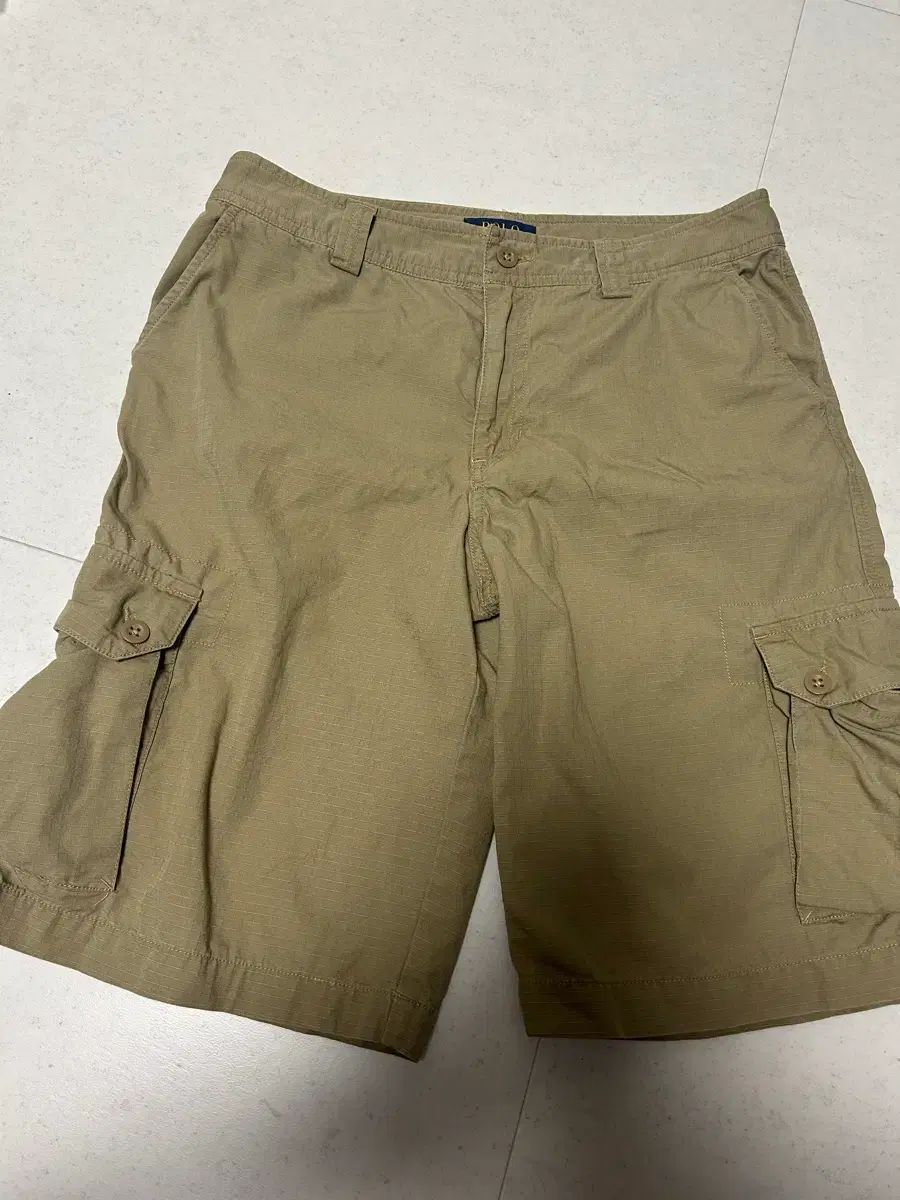ポロ リップストップ生地 カーゴ ショーツ 出品