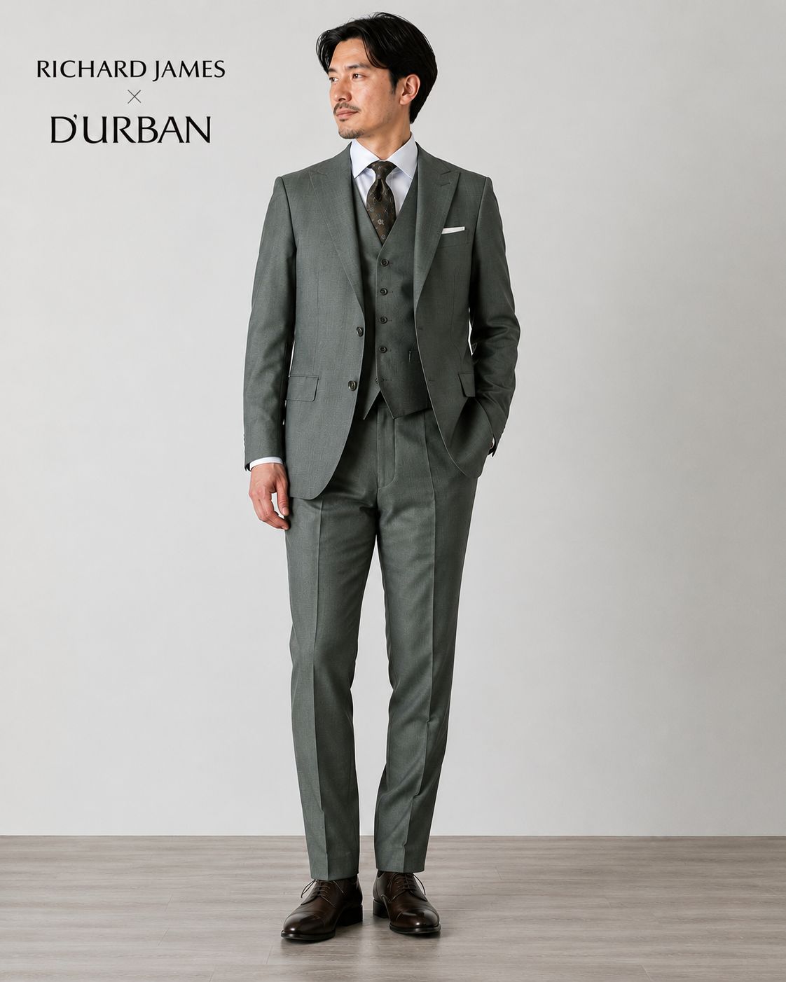 新品 Richard James × D'URBAN リチャードジェームス×ダーバン