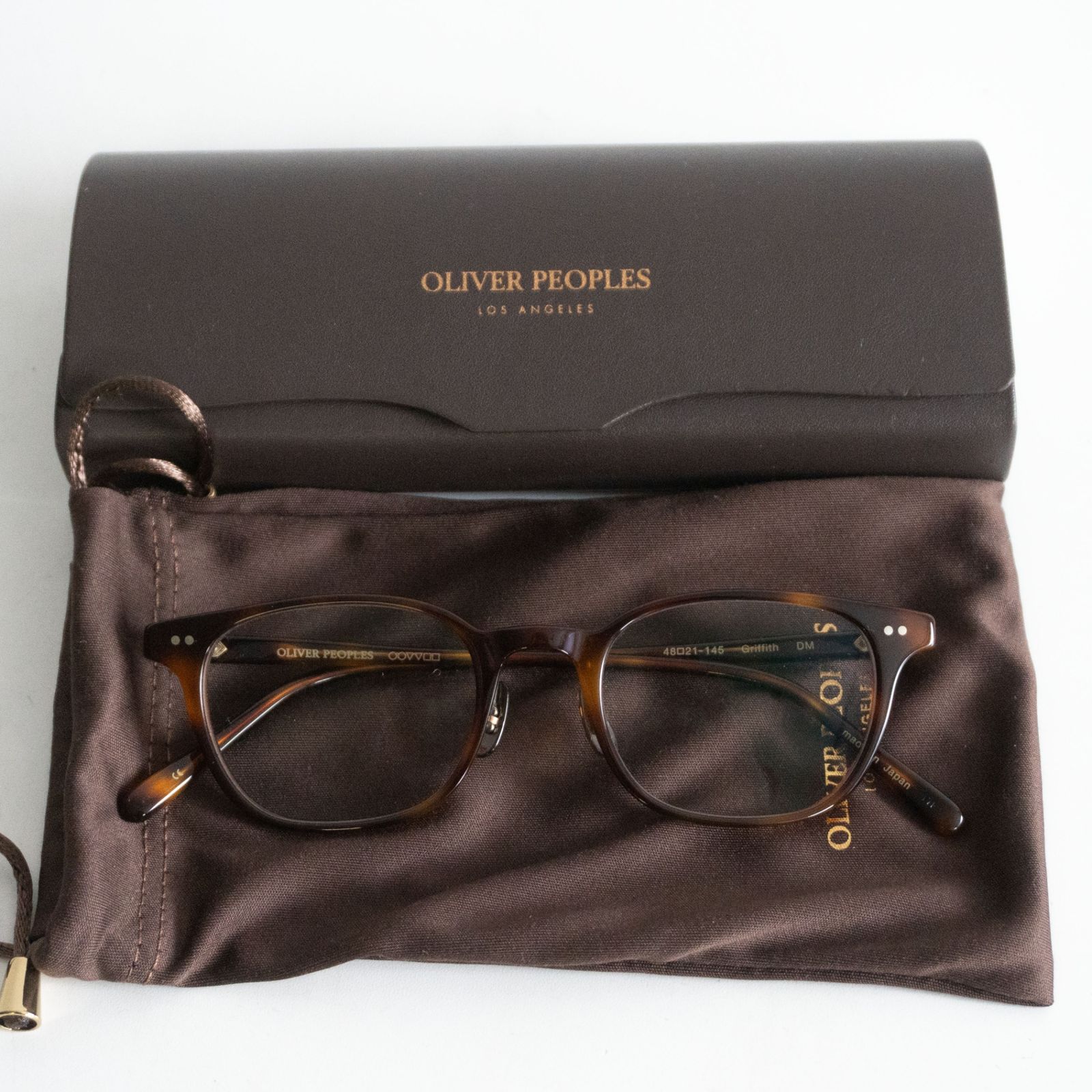 【美品】OLIVER PEOPLES 【Griffith グリファス】メガネ オリバーピープルズ 26060184