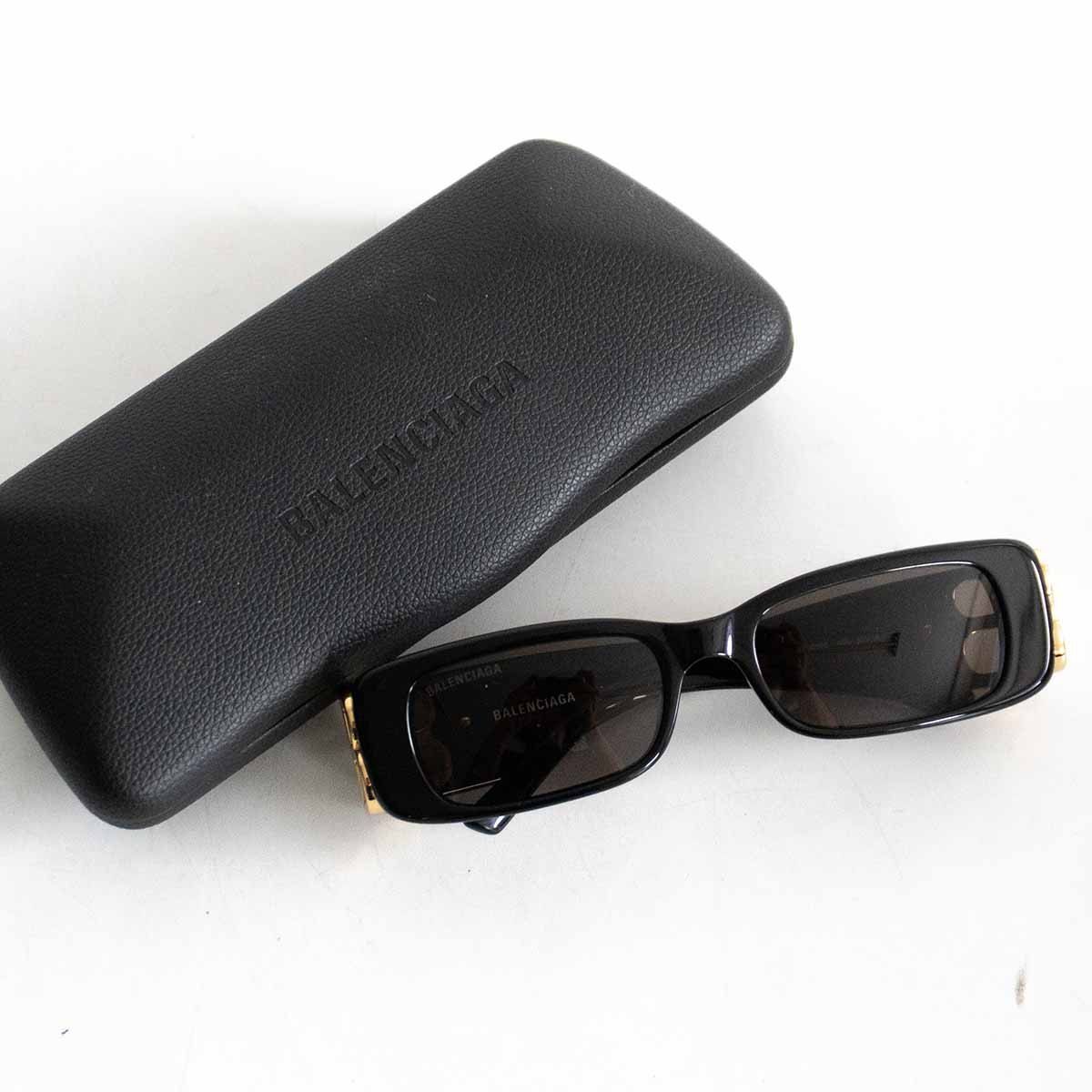 【美品】BALENCIAGA【Dynasty Rectangle サングラス】バレンシアガ 26060182