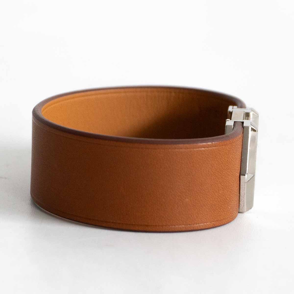 極美品】HERMES【スーパーH レザー ブレスレット】エルメス 26060172
