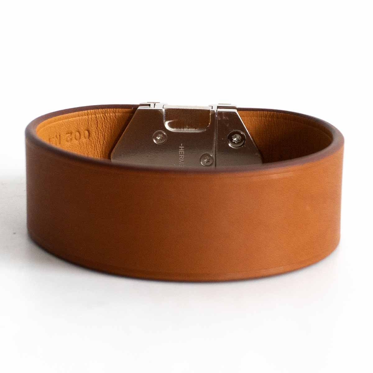 極美品】HERMES【スーパーH レザー ブレスレット】エルメス 26060172