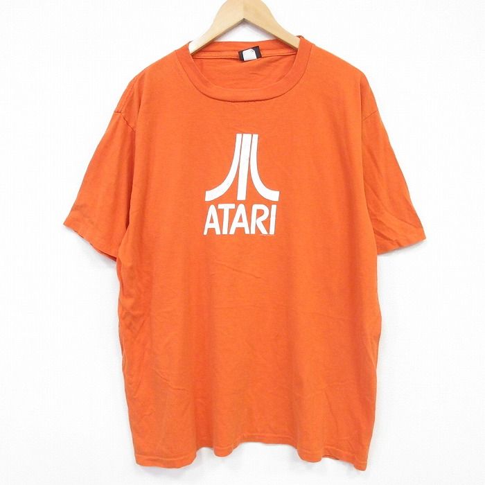 XL/古着 Changes 半袖 ビンテージ Tシャツ メンズ 00年代 00s アタリ 大きいサイズ コットン クルーネック USA製 オレンジ【spe】 26may23