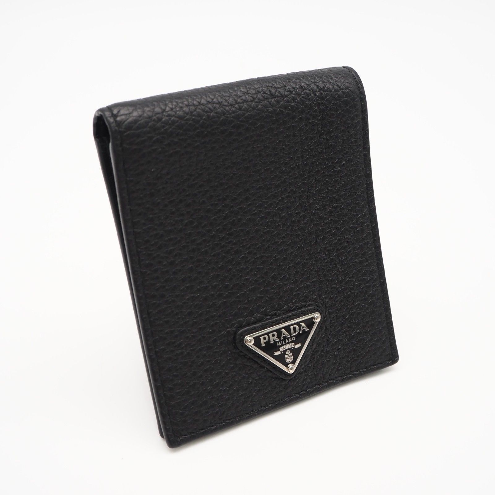 レディース 【美品】PRADA プラダ ヴィッテロダイノレザー 二つ折り財布