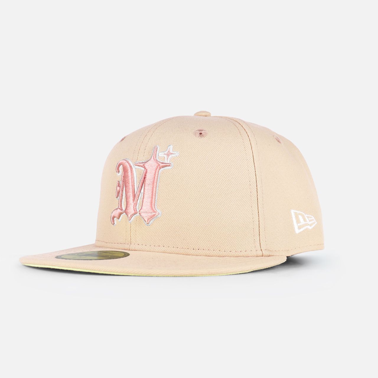 メルヴィンス MLVINCE NEWERA 59FIFTY AUTHENTIC LOGO CAP BEIGE×PINK キャップ 帽子 ストリートファッション