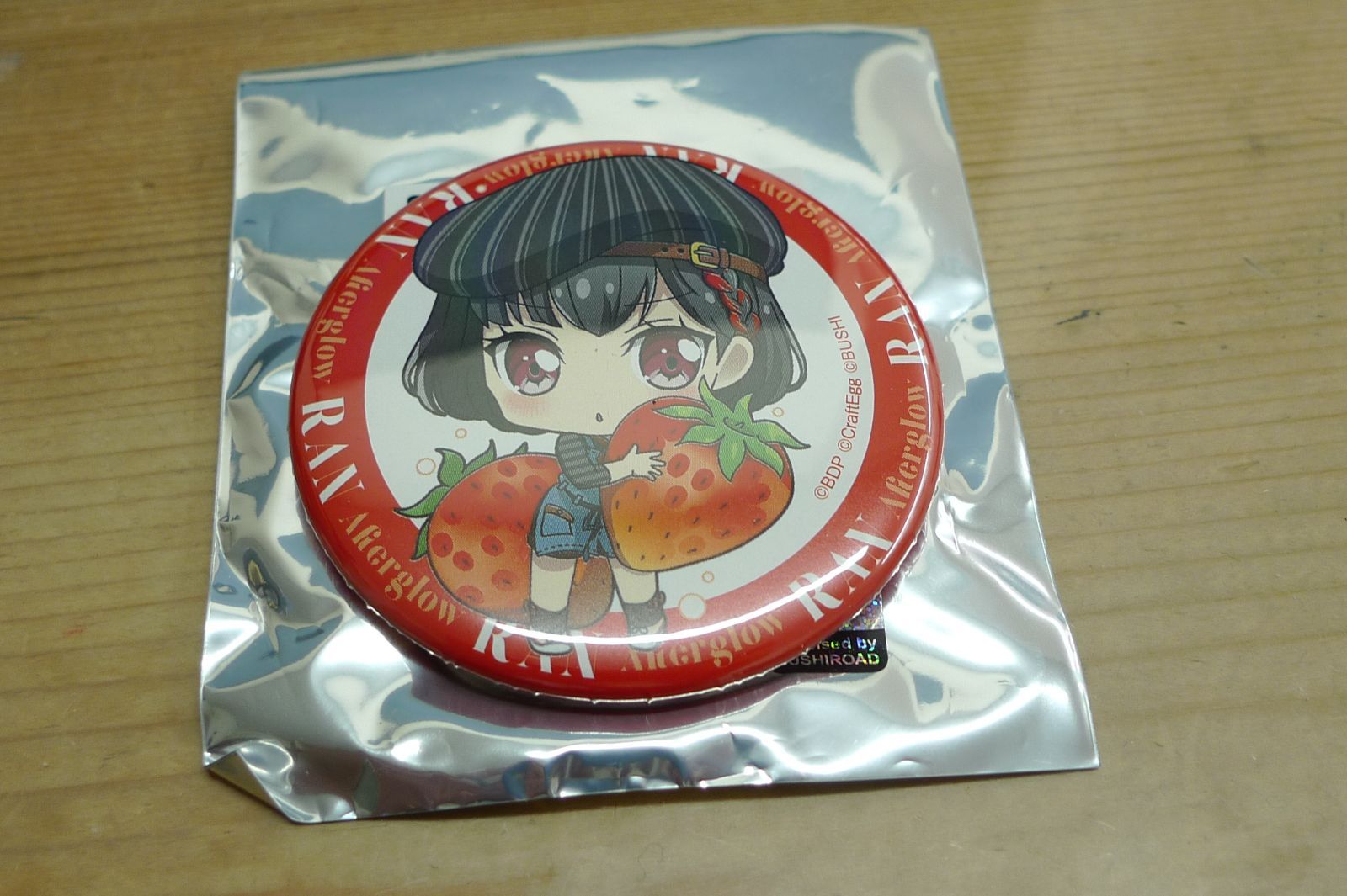 バンドリカフェ 缶バッジ 美竹蘭 管理g0617 - メルカリ