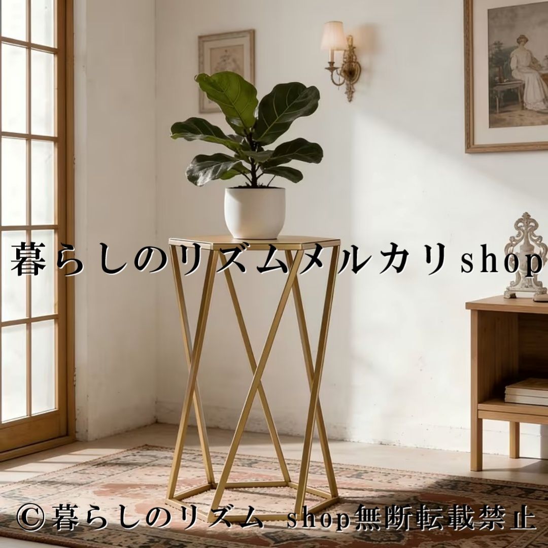 フラワースタンド 錬鉄製 植木鉢スタンド プランタースタンド 花台 サイドテーブル ミニテーブル アイアンスタンド ガーデンラック 鉢置き 観葉植物スタンド ディスプレイスタンド ガーデニング用品 インテリア雑貨 リビング 玄関 ベランダ テラス 庭 室内