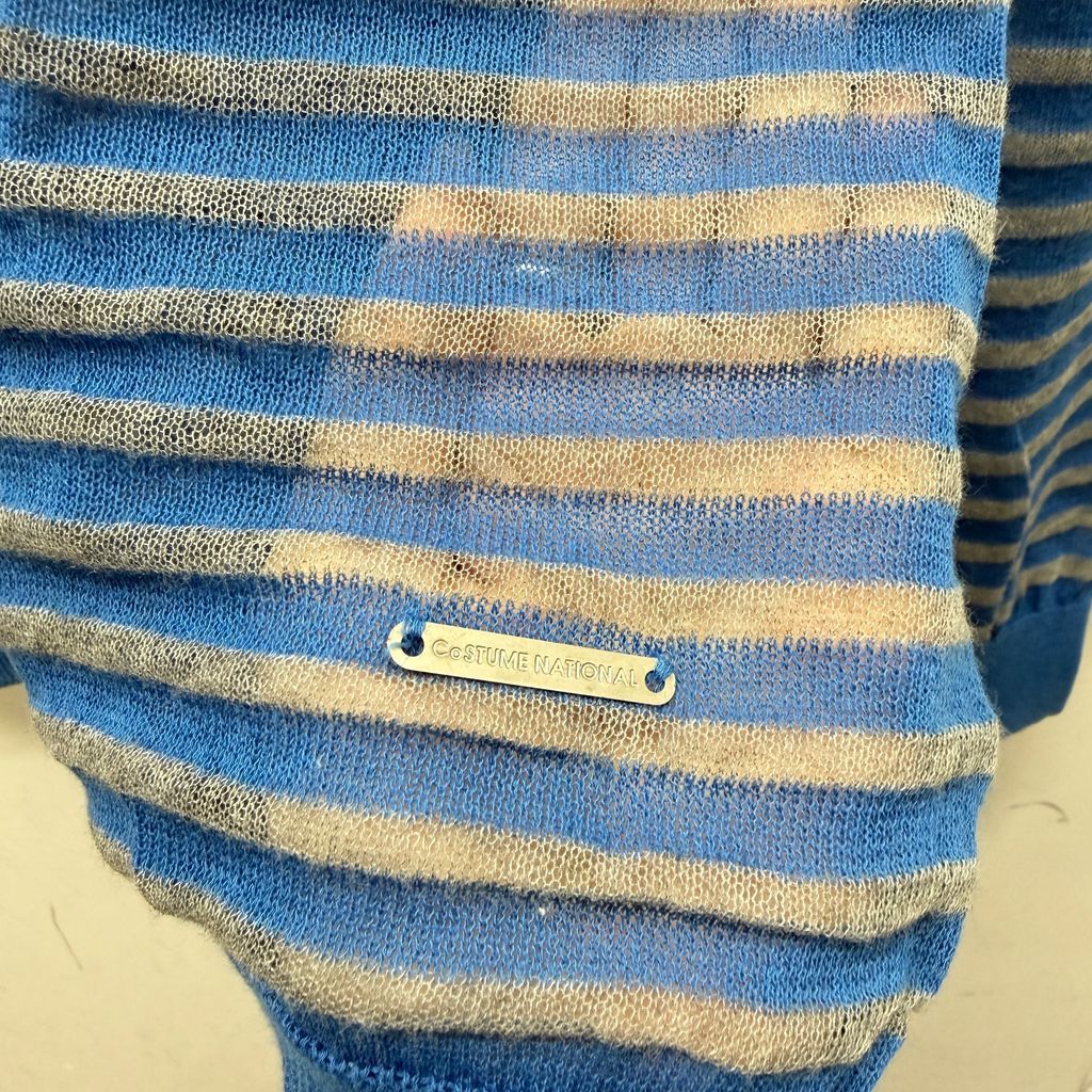 CoSTUME NATIONAL コスチュームナショナル Sheer Border Knit ボーダー 