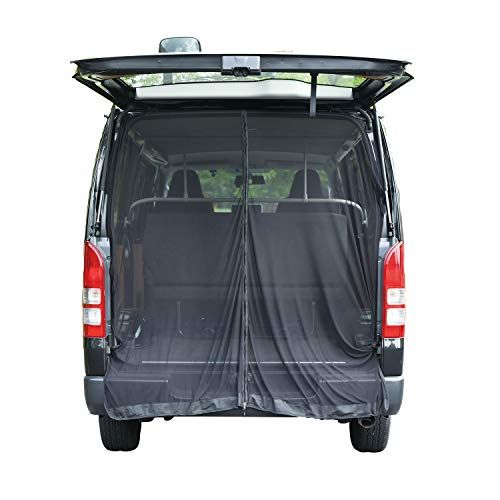 セイワ(SEIWA) 車用 防虫ネット 楽らくマグネット バックドア専用 Lサイズ IMP042 1枚入り 両面スライドファスナー 磁石貼付 ハイエース/キャラバン/VOXY/セレナ に最適 カー用品 車中泊 カメムシ対策ts e16fa8c4