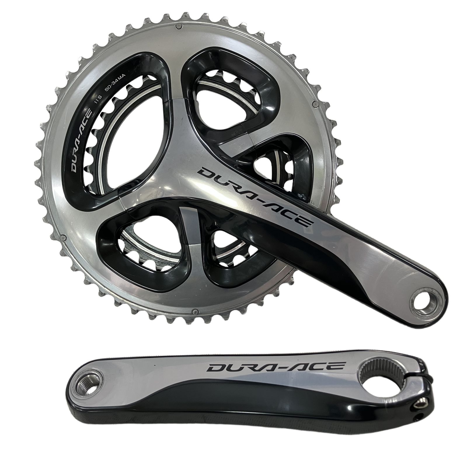 SHIMANO FC-9000 170mm 11S 50-34 MA クランク 自転車 中古H11360685