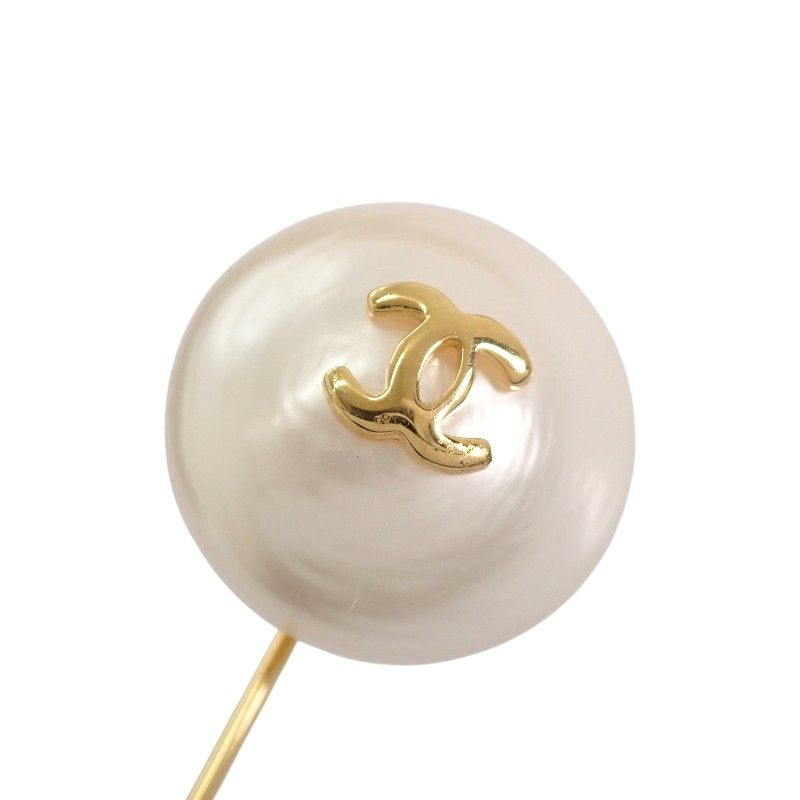 シャネル CHANEL ピンブローチ ヴィンテージ ブローチ メタル フェイク